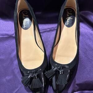 Cole Haan Black Flats w/ Nikeair Technology - Size 7B Work Business Professional